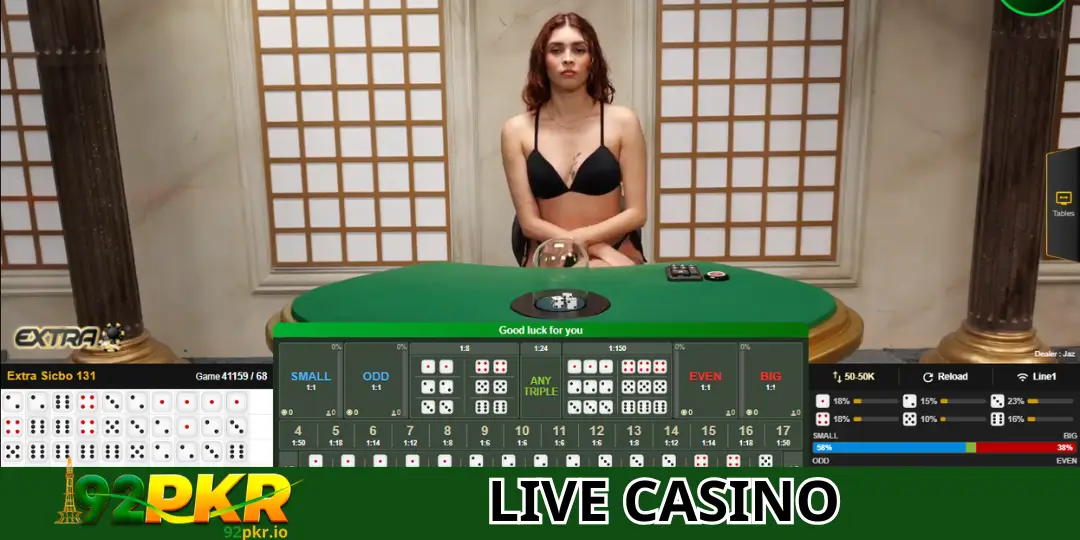 Sic Bo Sexy AE – Complete Guide, Interface Review, RTP & Winning Strategies at 92PKR 3 interface Sic Bo live by sexy AE